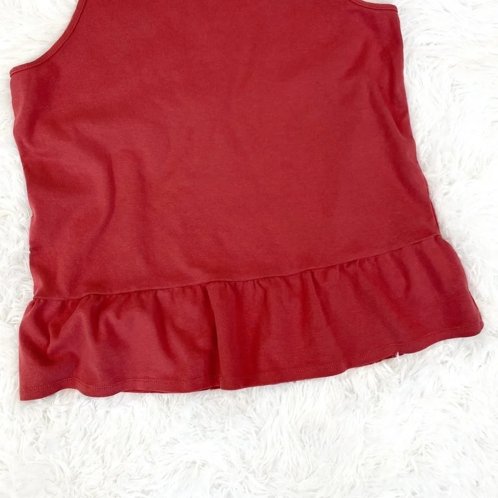 J. Crew Ruffle Peplum Cami Tank Top